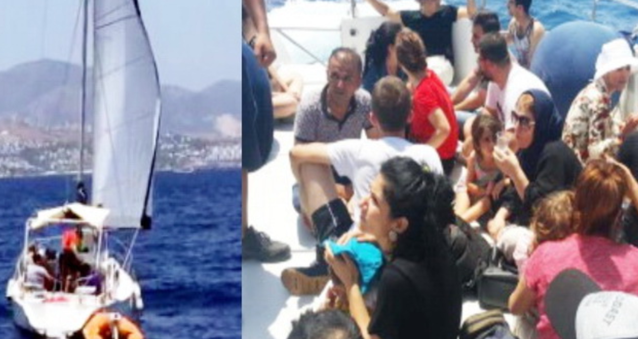 italya yolundaki yelkenli teknede gocmenleri iha tespit etti FS9PAY6v