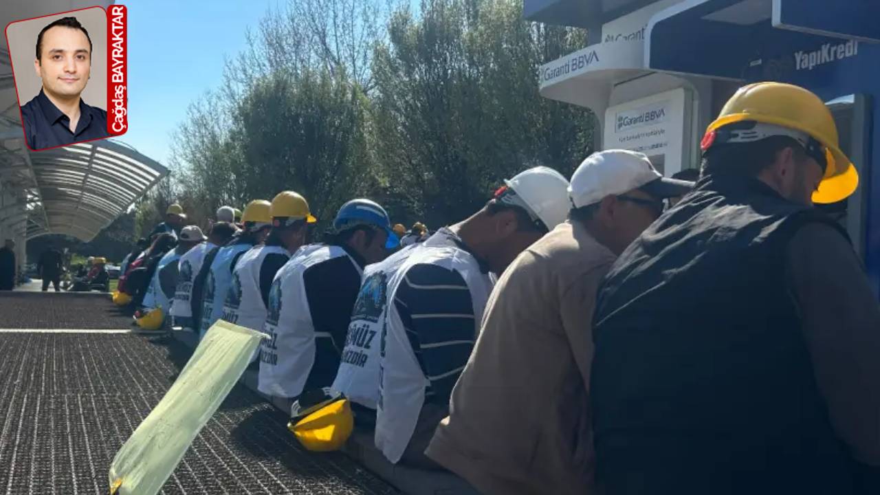 Madenciler TMSF Önünde Hak Talepleriyle Eylem Düzenledi